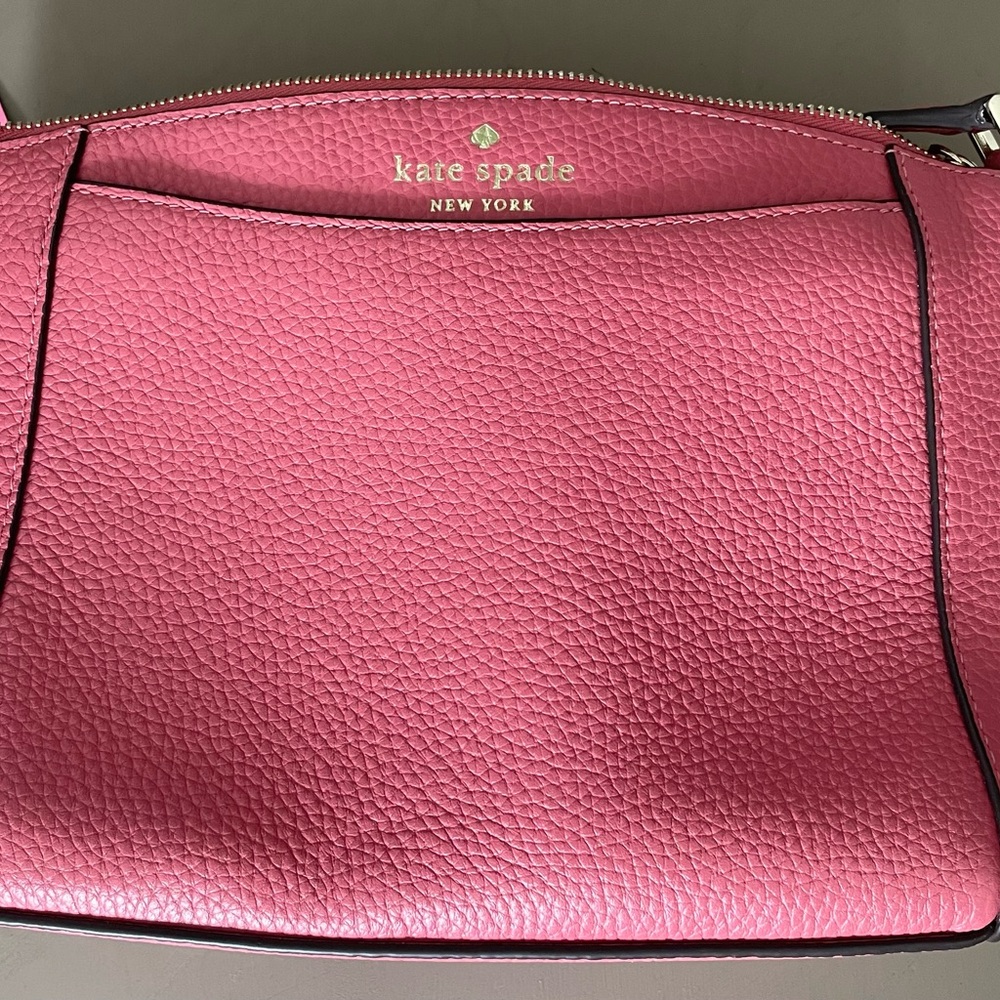 Kate Spade Pink Pebbled Leather Shoulder Bag